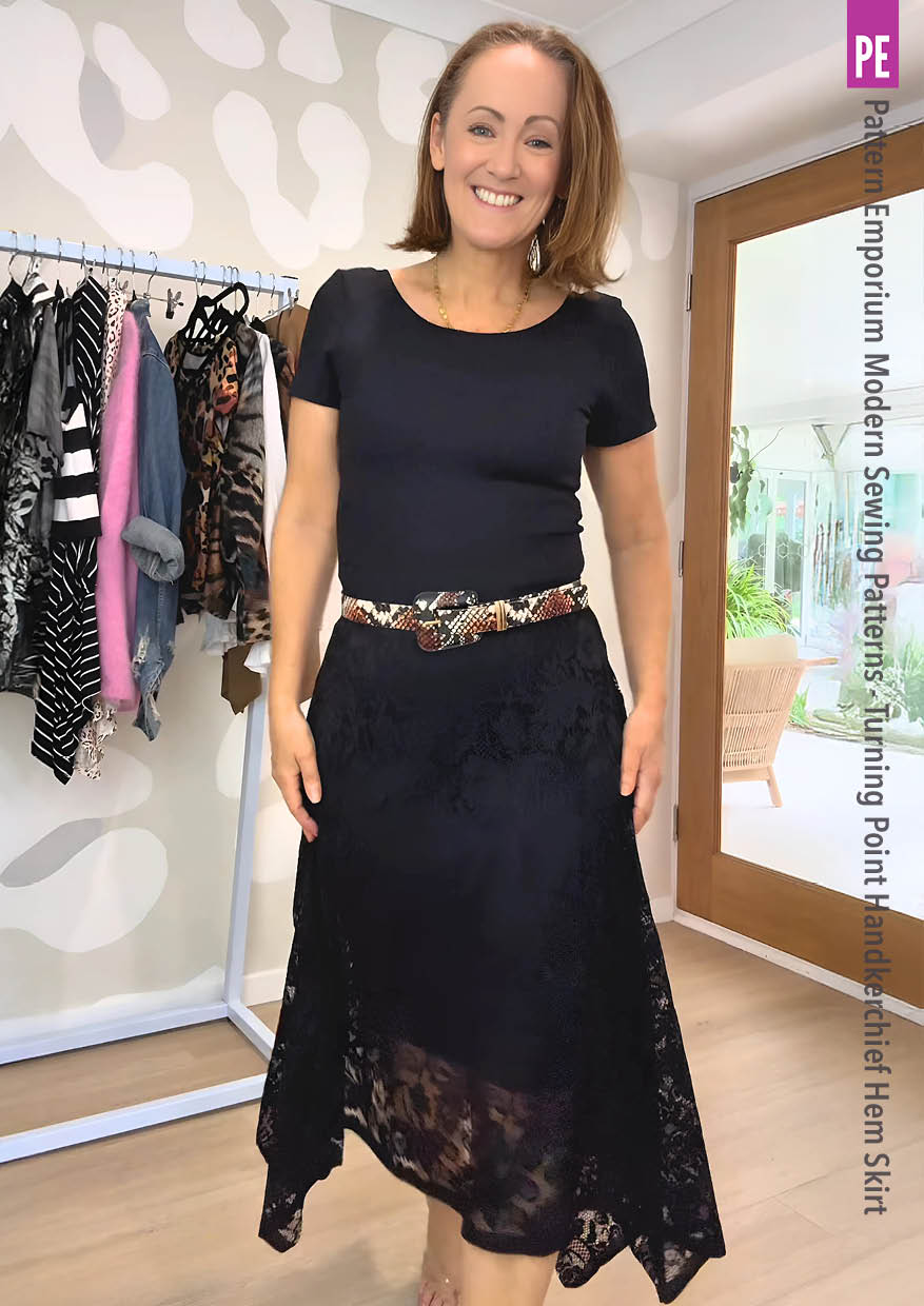 Turning Point | Handkerchief Hem Skirt Sewing Pattern
