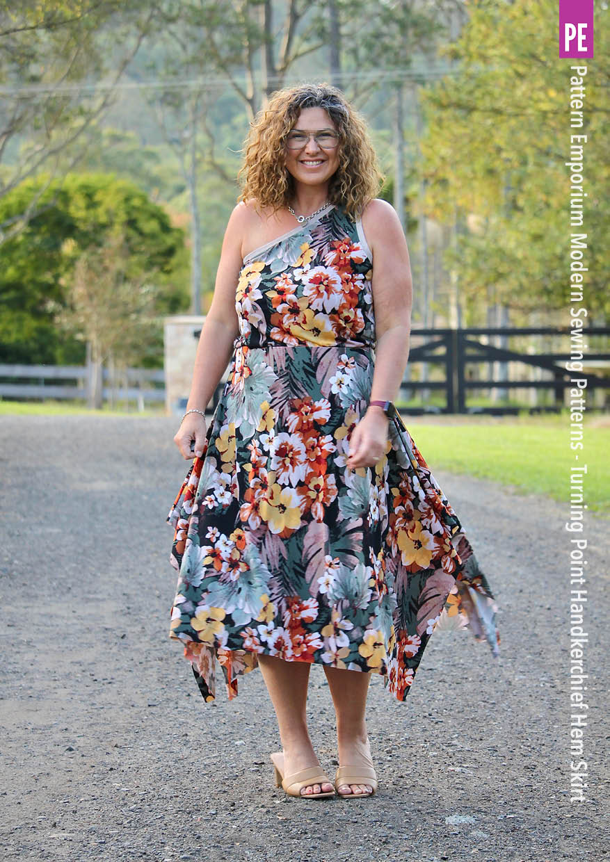 Turning Point | Handkerchief Hem Skirt Sewing Pattern