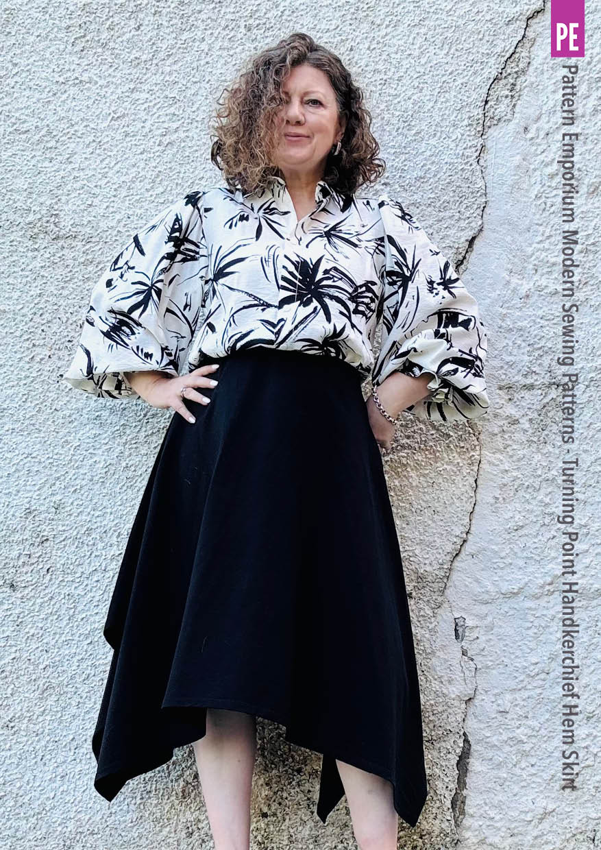 Turning Point | Handkerchief Hem Skirt Sewing Pattern