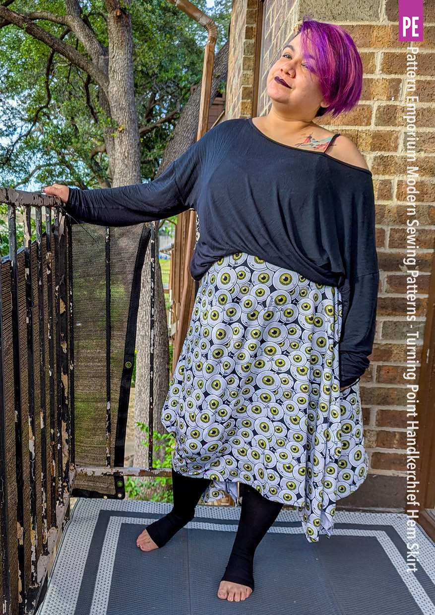 Turning Point | Handkerchief Hem Skirt Sewing Pattern