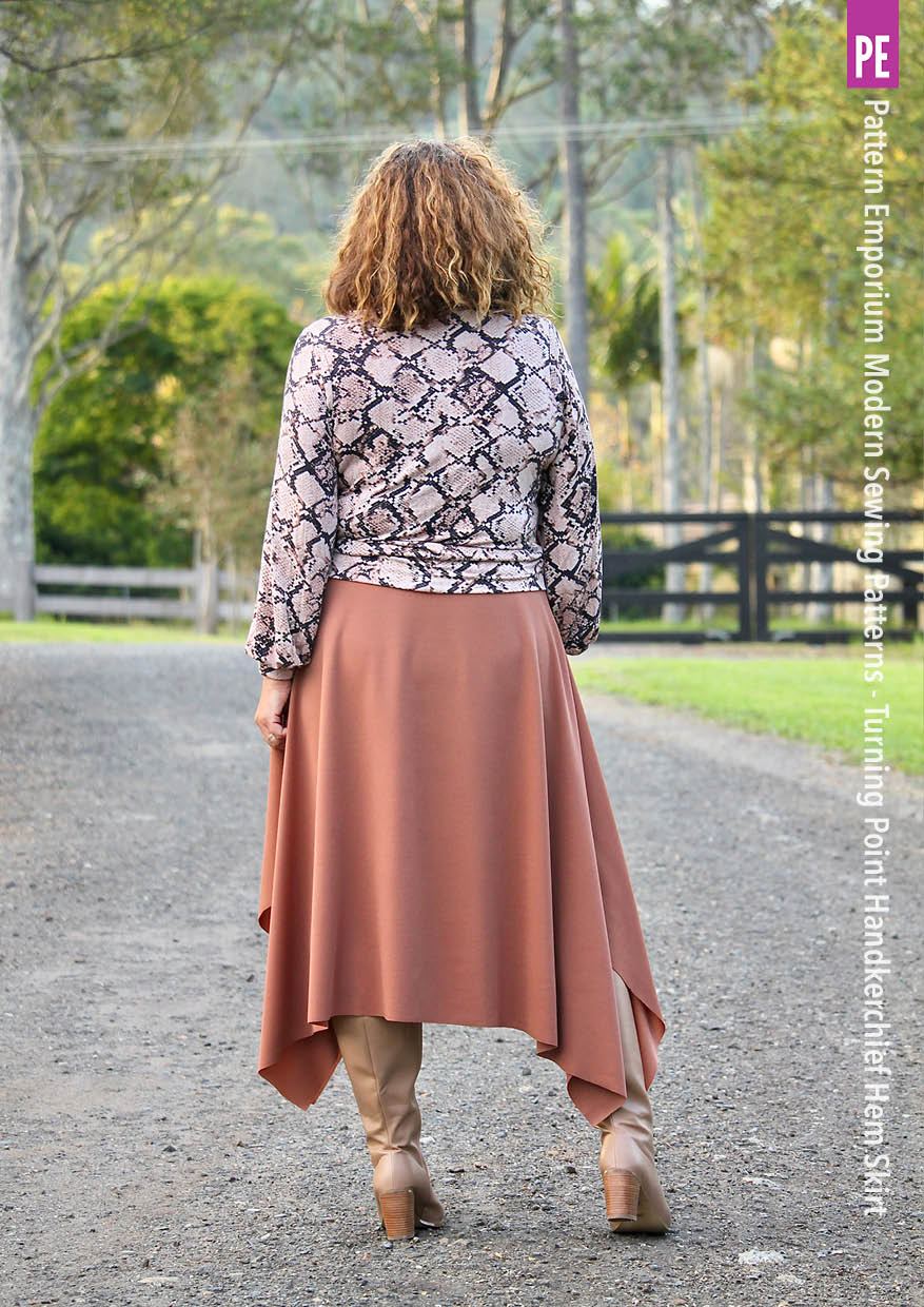 Turning Point | Handkerchief Hem Skirt Sewing Pattern