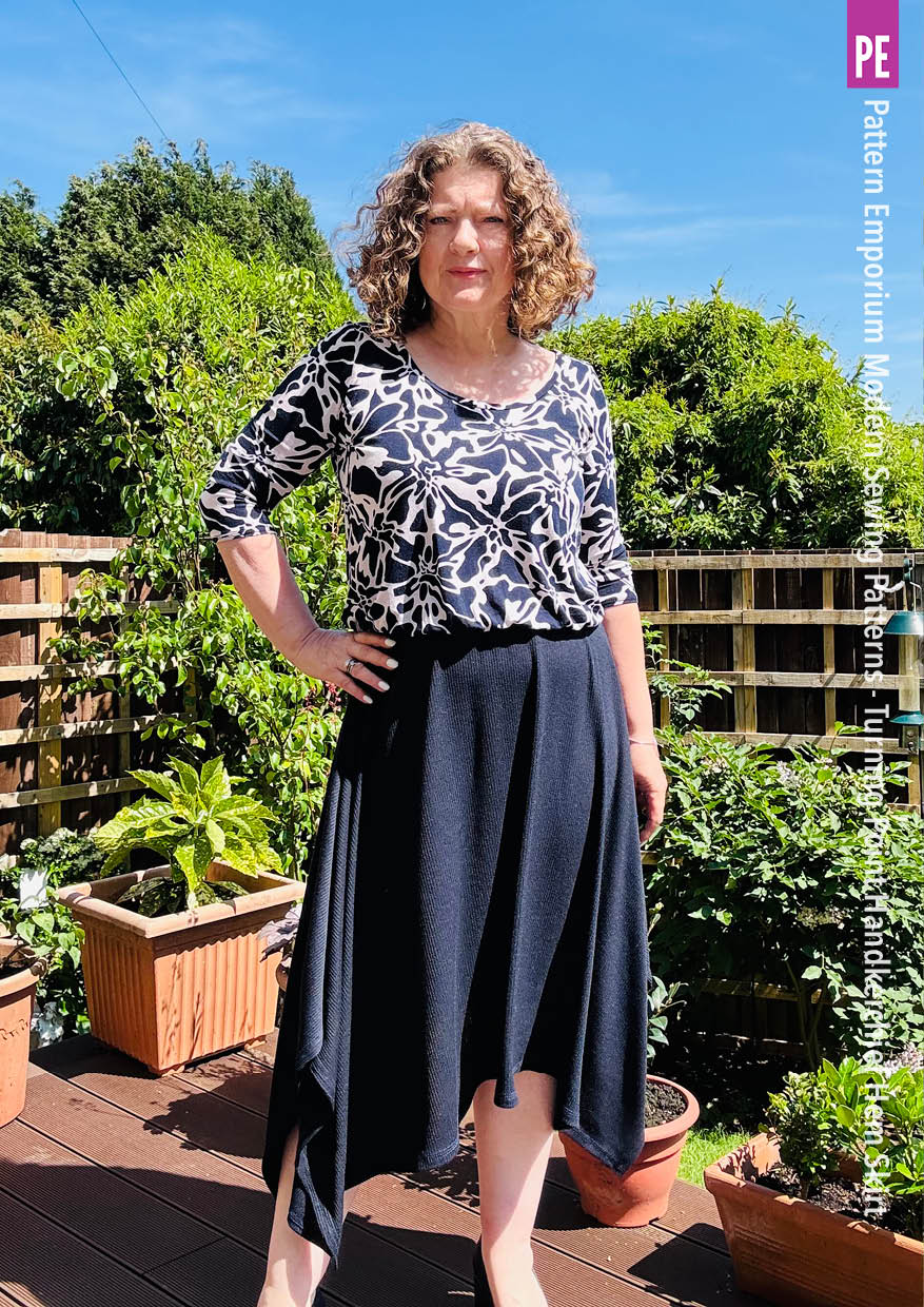 Turning Point | Handkerchief Hem Skirt Sewing Pattern