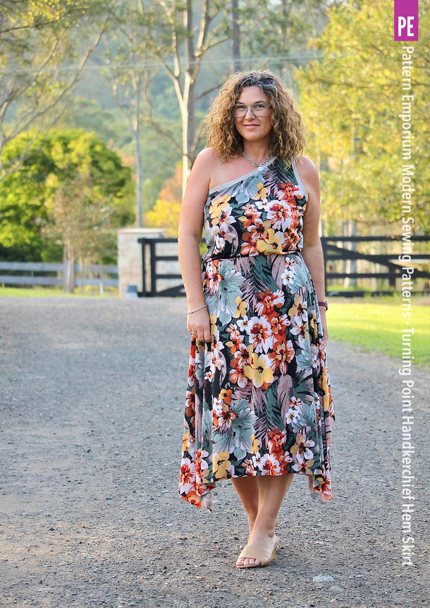 Turning Point | Handkerchief Hem Skirt Sewing Pattern