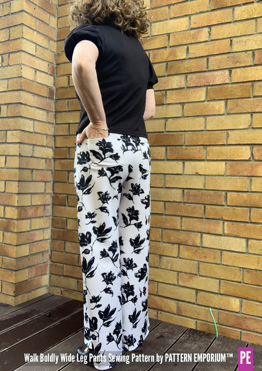 Walk Boldly | Wide Leg Pants Sewing Pattern