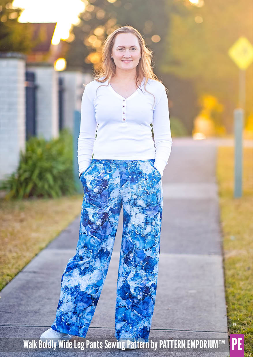 Walk Boldly | Wide Leg Pants Sewing Pattern