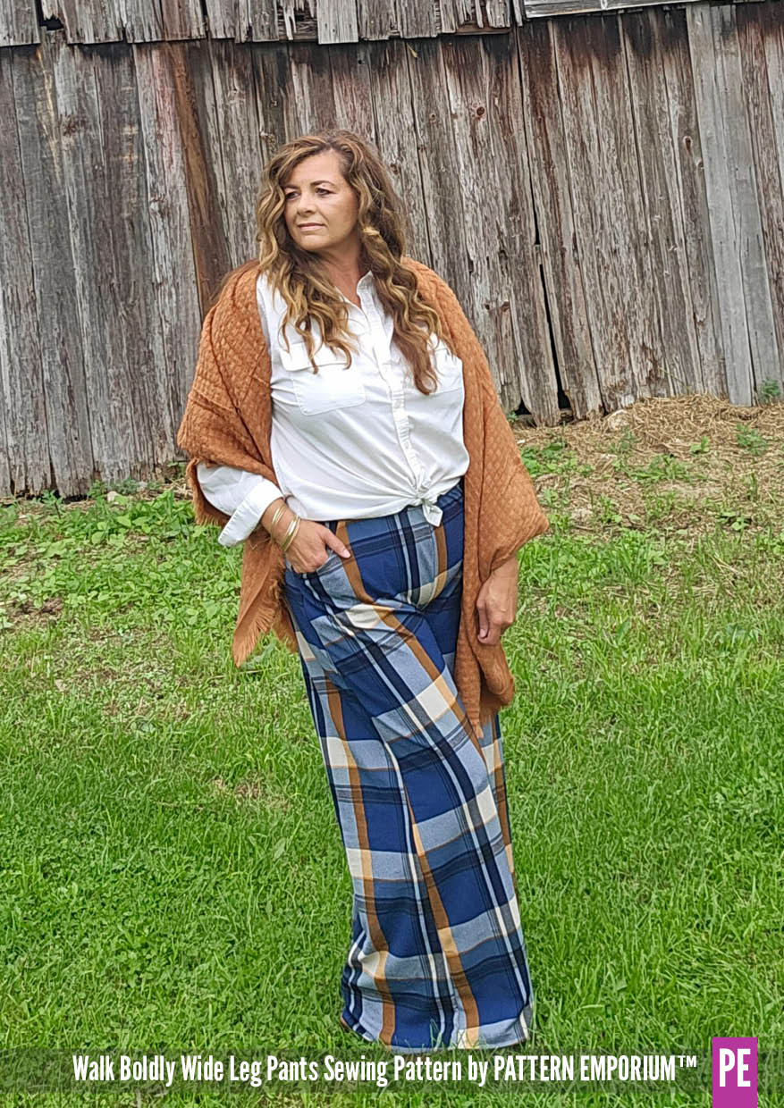 Walk Boldly | Wide Leg Pants Sewing Pattern