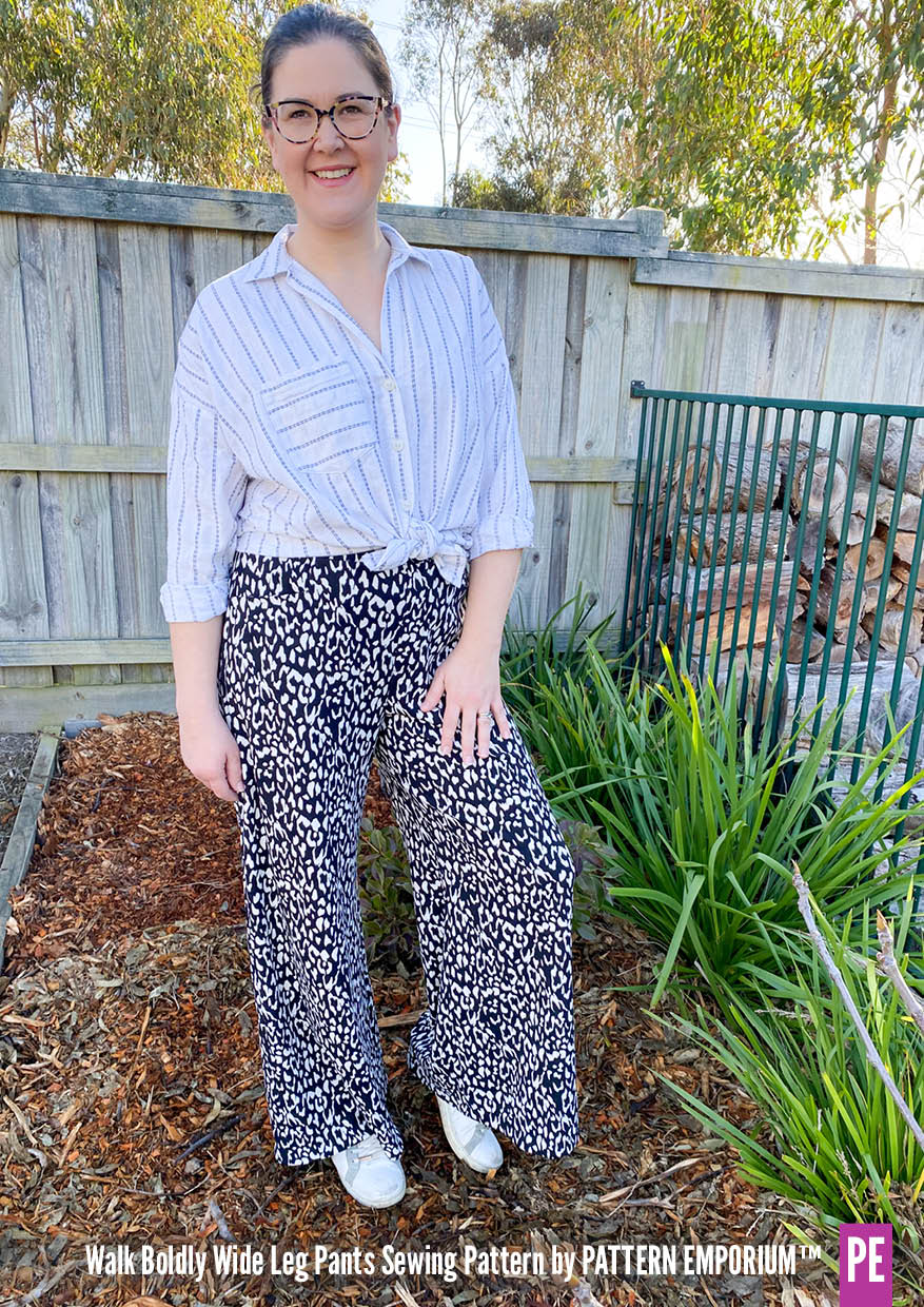 Walk Boldly | Wide Leg Pants Sewing Pattern