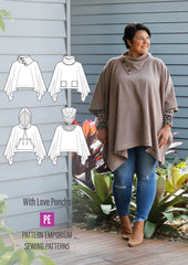 With Love | Poncho Sewing Pattern
