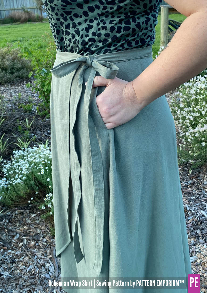 Bohemian Wrap | Skirt Sewing Pattern