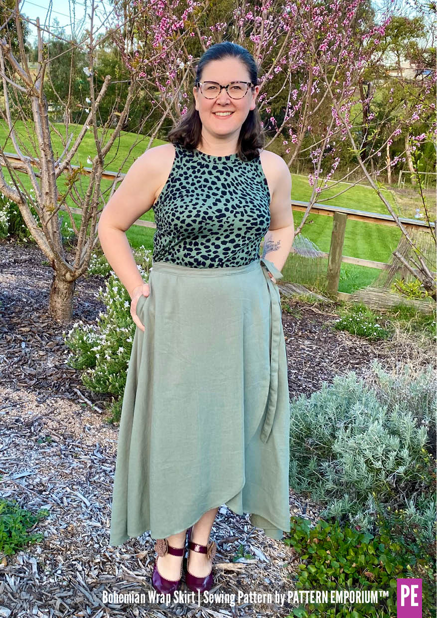 Bohemian Wrap | Skirt Sewing Pattern