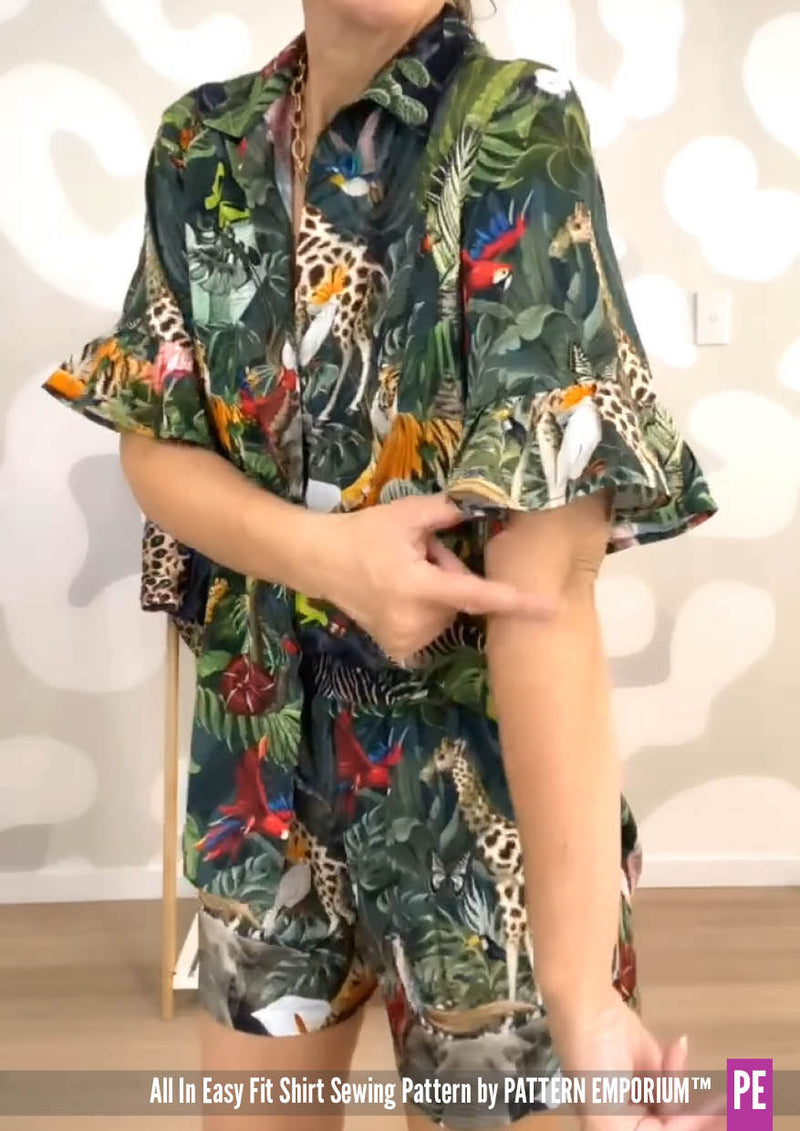 All In Easy Fit Shirt Sewing Pattern - Pattern Emporium