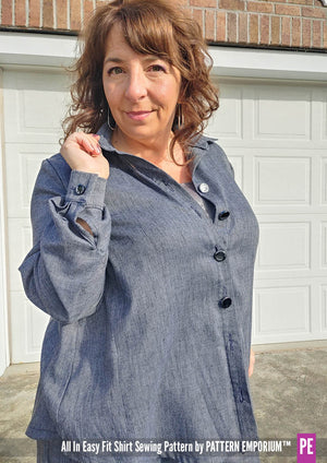All In Easy Fit Shirt Sewing Pattern