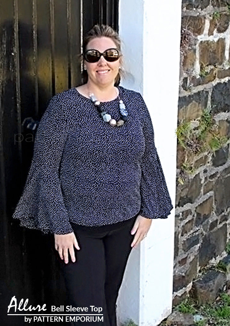 Allure | Bell Sleeve Top Sewing Pattern