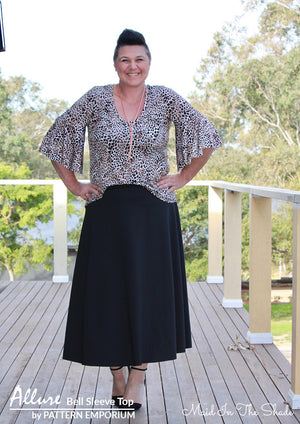 View our Bell Sleeve Top ladies sewing pattern
