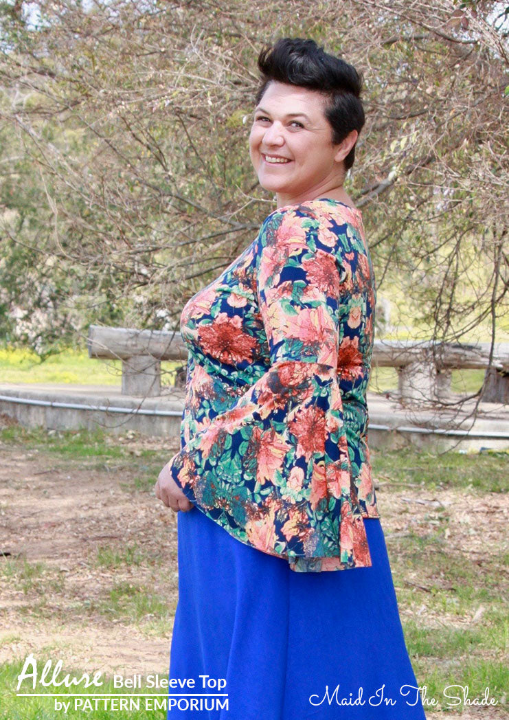 Allure | Bell Sleeve Top Sewing Pattern