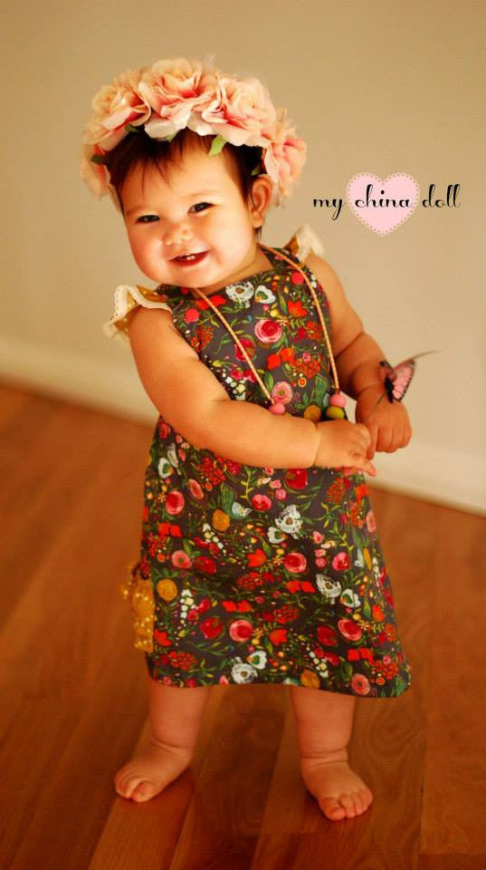 Playtime Pinny | Newborn to 2yrs Dress Sewing Pattern