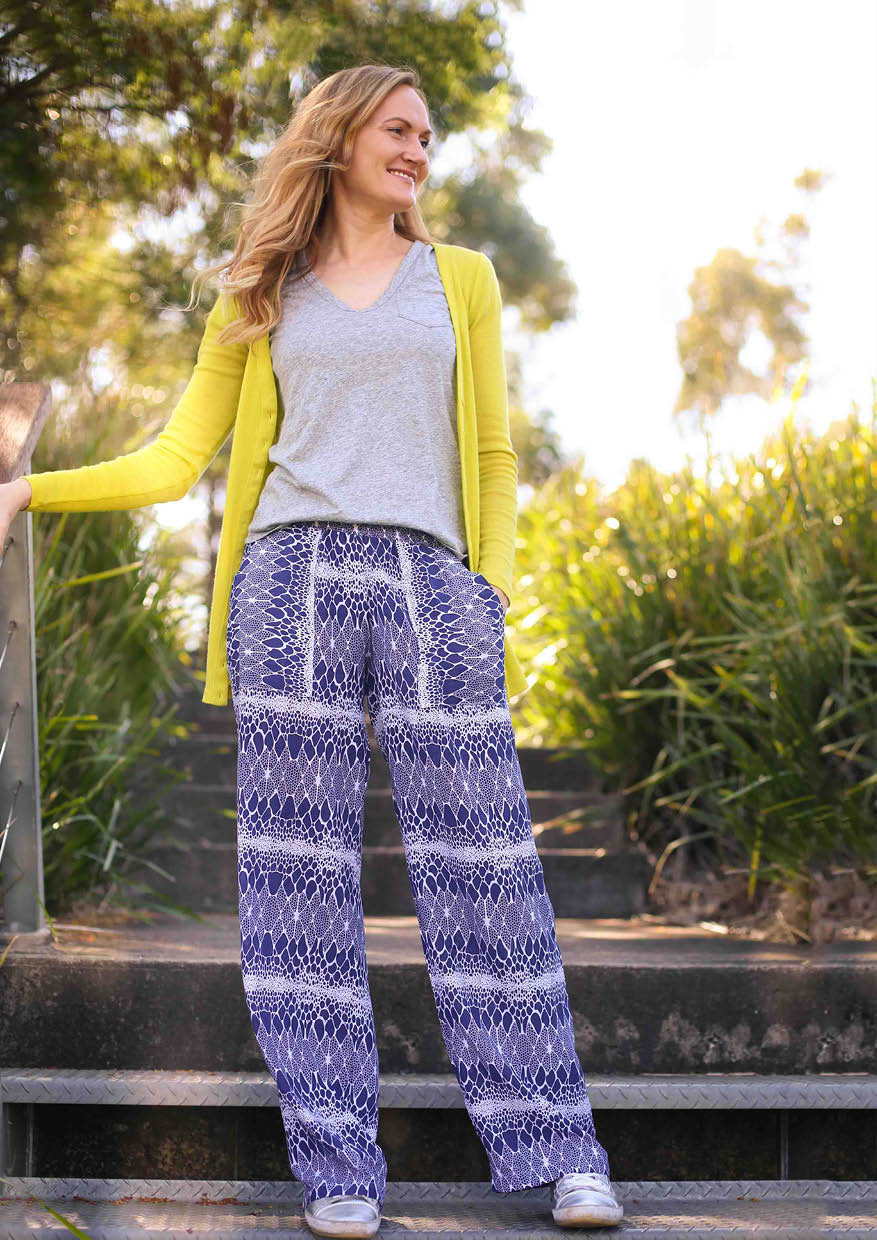 Vacation Vibes Palazzo Pants from Pattern Emporium  The Pattern Pages  Sewing Magazine