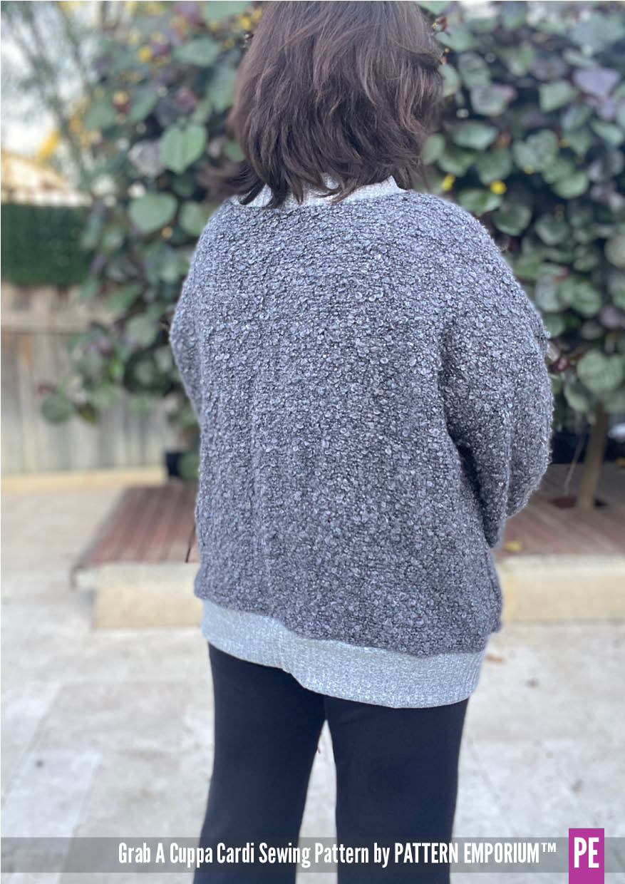 Grab A Cuppa Cardi | Oversized Cardigan Sewing Pattern