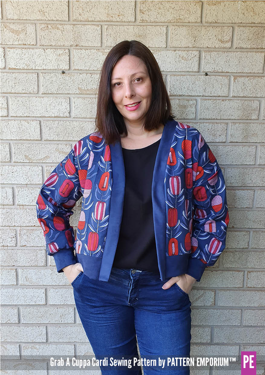 Grab A Cuppa Cardi | Oversized Cardigan Sewing Pattern