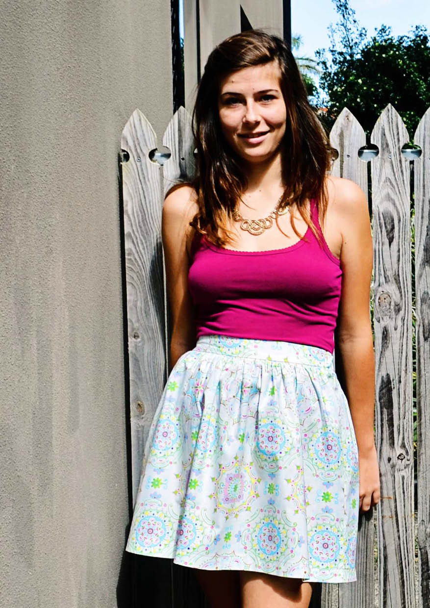 Gathered Skirt | Womens Sewing Pattern