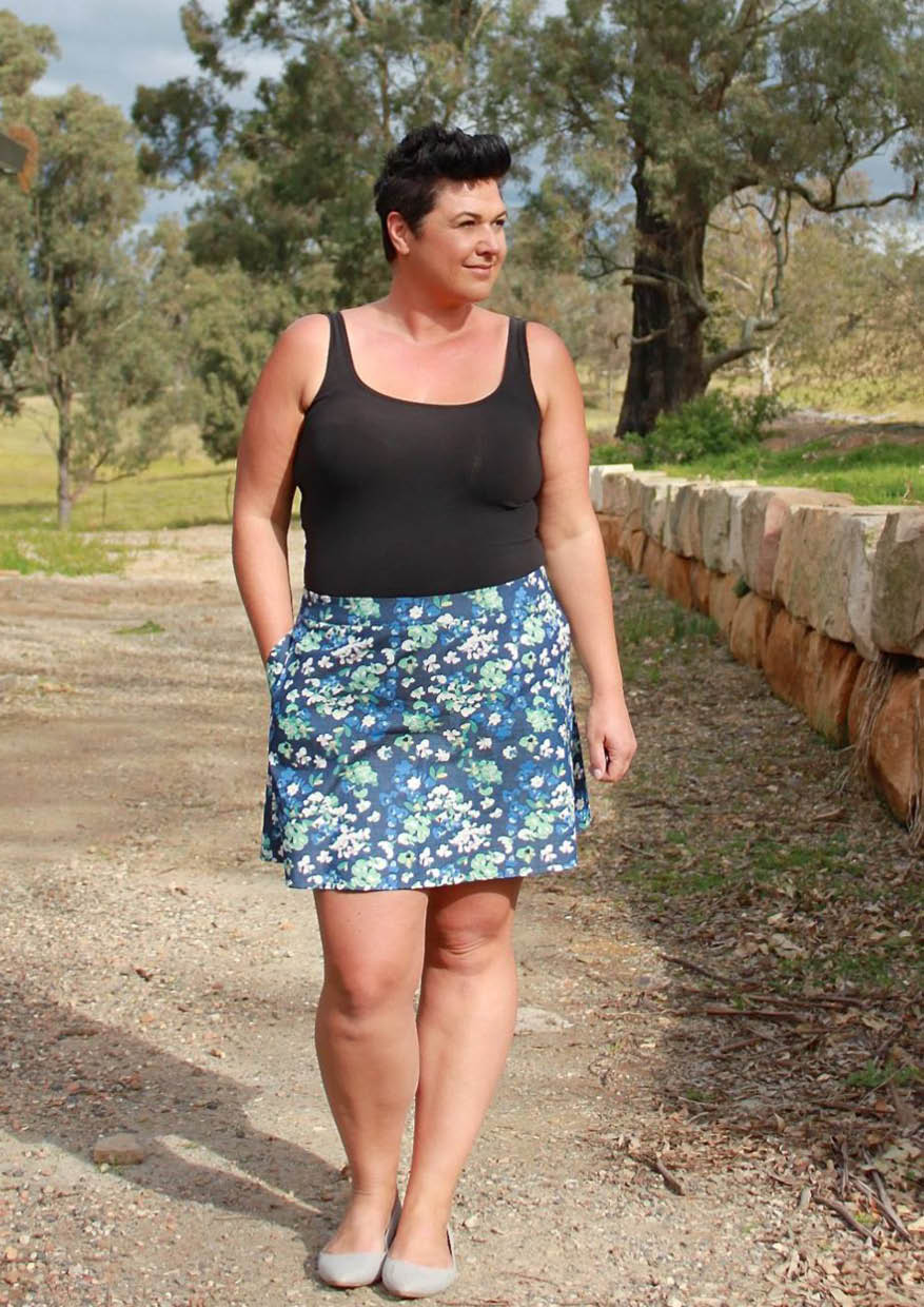 Get Zipped | A-line Skirt Sewing Pattern