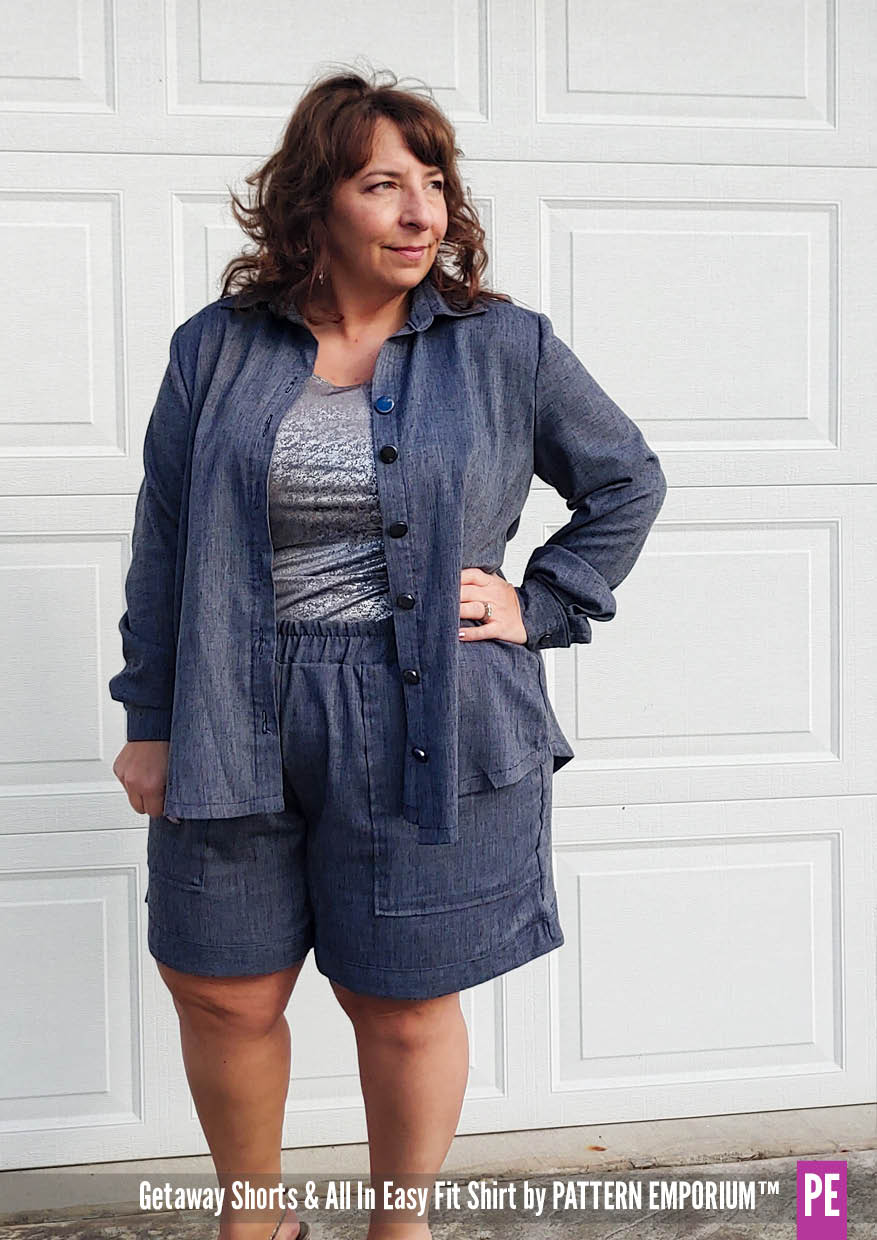 Getaway Shorts | Woven Pull On Shorts Sewing Pattern