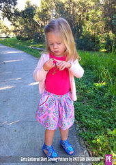 Gathered Skirt | Girls Sewing Pattern