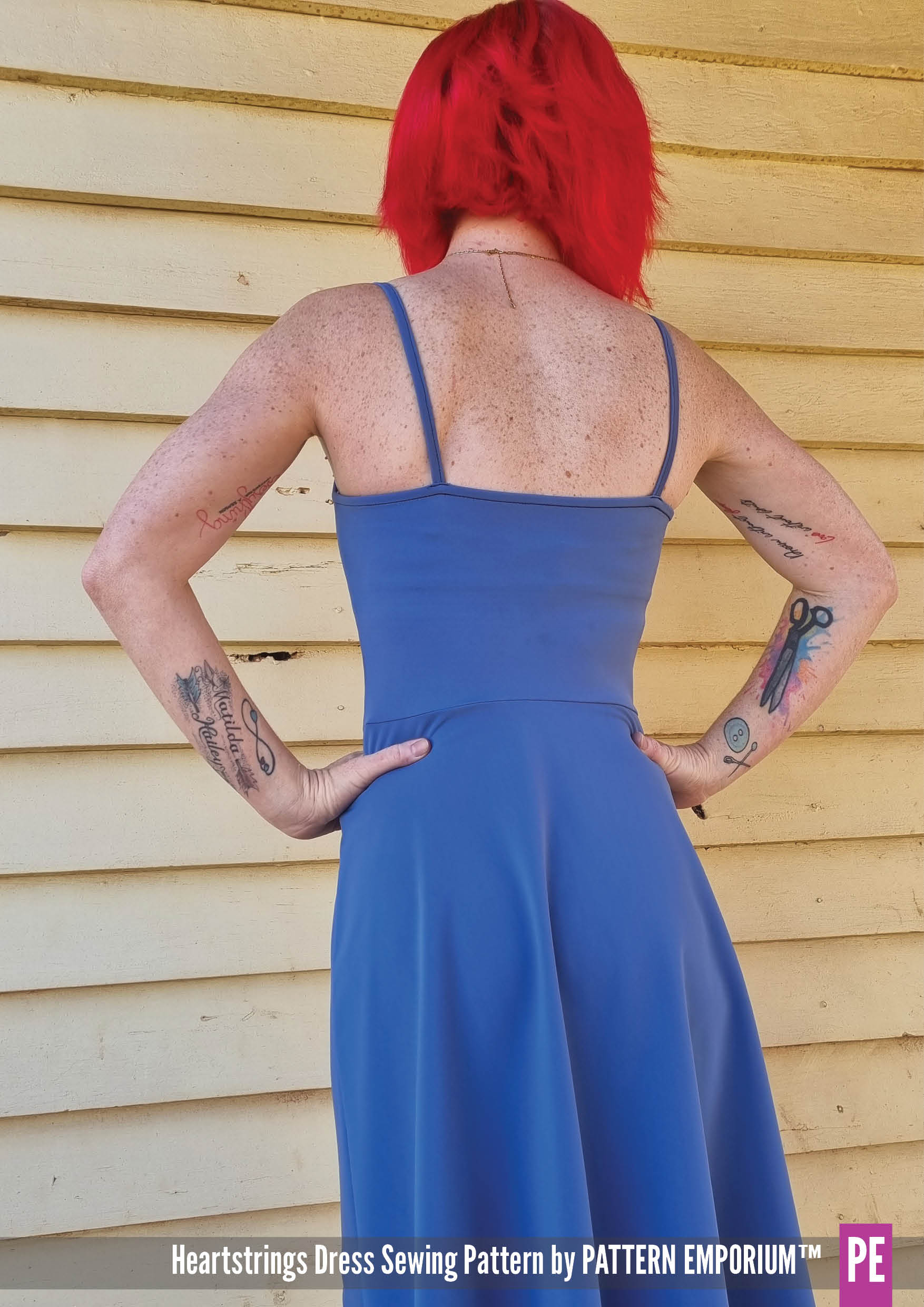 Heartstrings | Strappy Dress with Shelf Bra Sewing Pattern