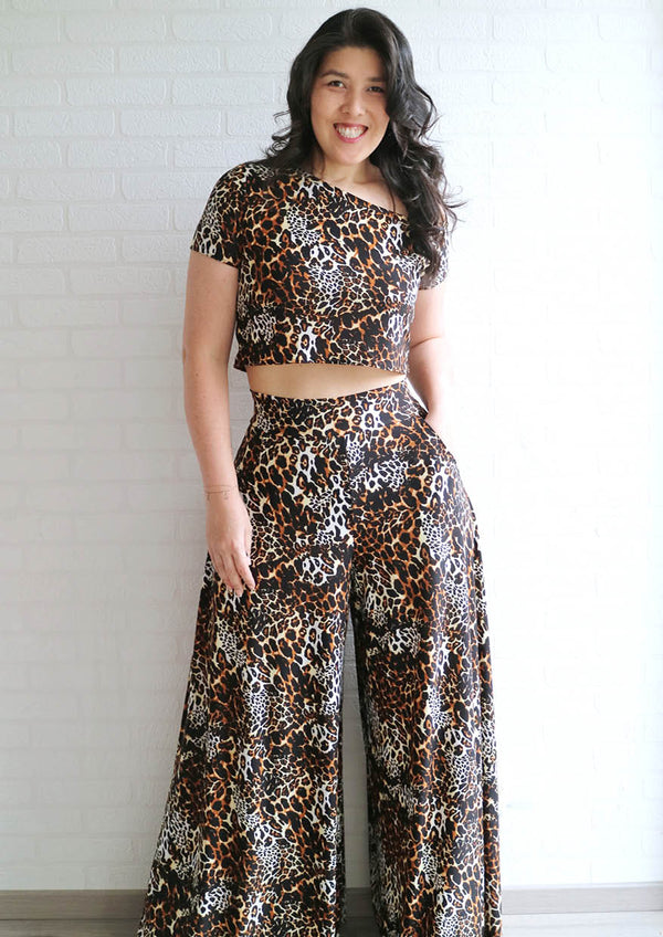 Palazzo Wide Leg Pants Sewing Pattern (High or Low Waisted) - PATTERN ...