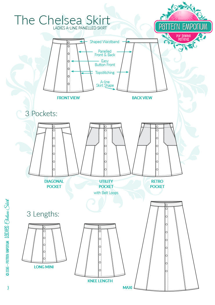 How to Make a Skirt Pattern - Draft a Skirt Sloper or Block - Melly Sews