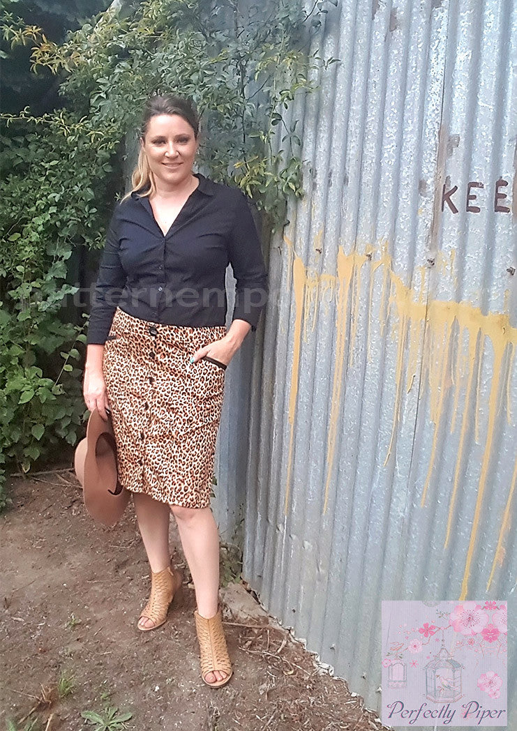 Chelsea | Button-Up Skirt Sewing Pattern