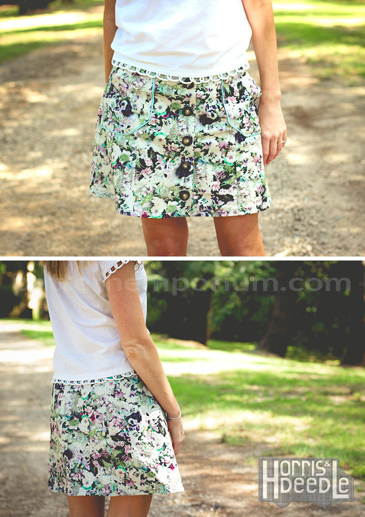 Chelsea | Button-Up Skirt Sewing Pattern