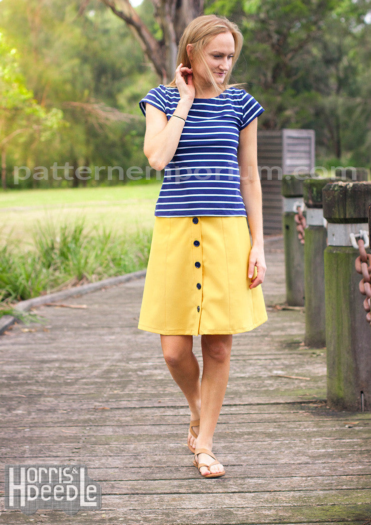 Chelsea | Button-Up Skirt Sewing Pattern