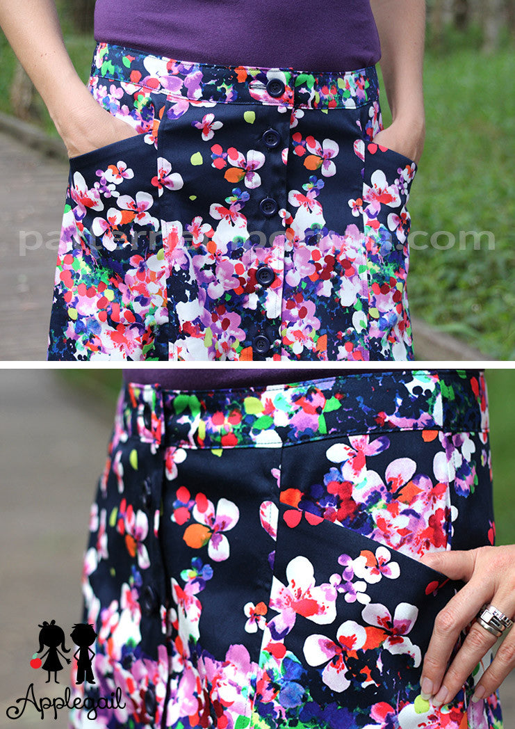 Chelsea | Button-Up Skirt Sewing Pattern