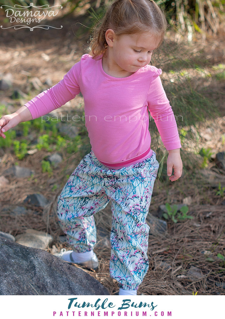 Tumble Bums | Baby & Toddler Shorts & Pants Sewing Pattern