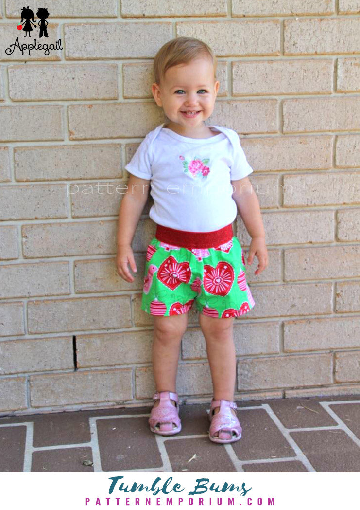 Tumble Bums | Baby & Toddler Shorts & Pants Sewing Pattern