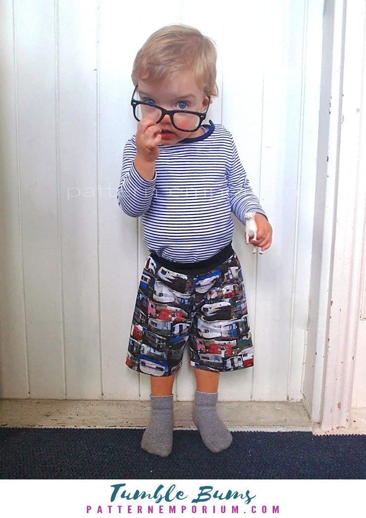 Tumble Bums | Baby & Toddler Shorts & Pants Sewing Pattern