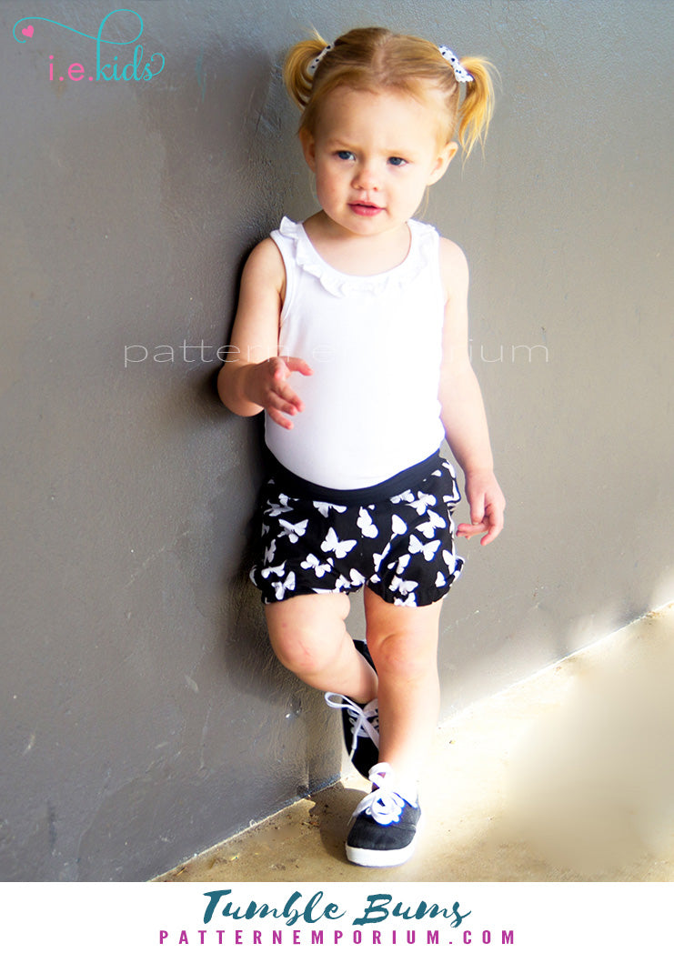 Tumble Bums | Baby & Toddler Shorts & Pants Sewing Pattern