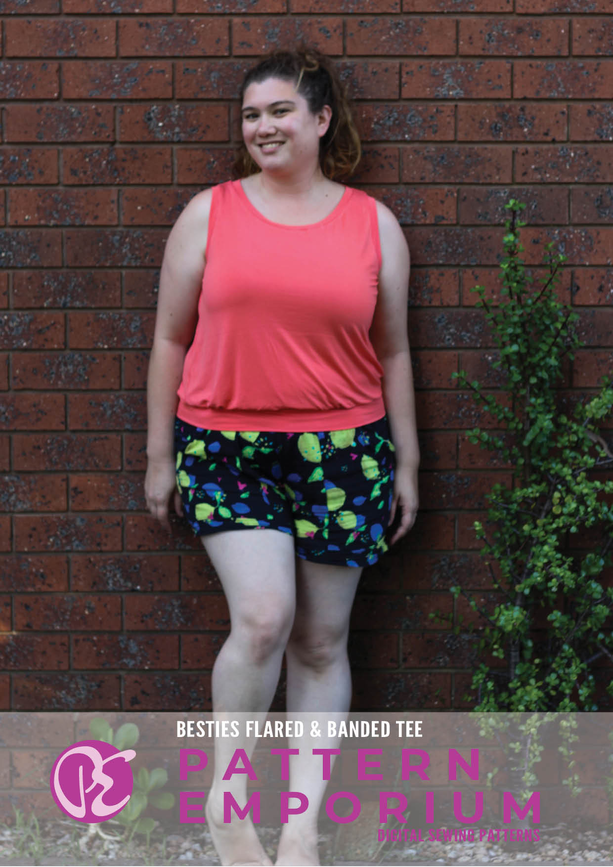 Besties Tee | Flared & Banded T-shirt Sewing Pattern