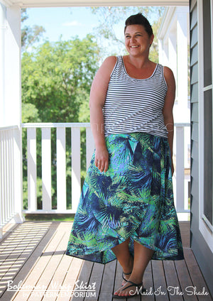 View our ladies wrap skirt sewing pattern