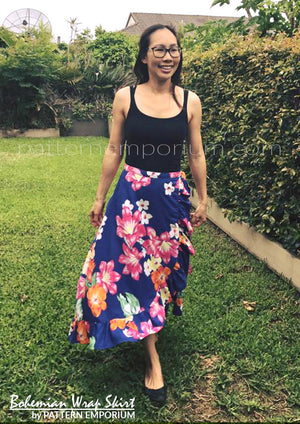 View our ladies wrap skirt sewing pattern 