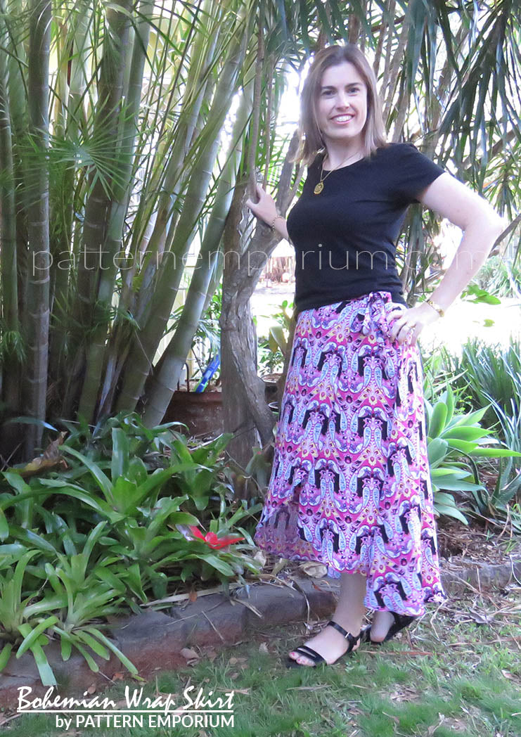 Wrap Skirt Sewing Pattern  Bohemian Sewing Patterns Online