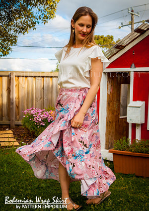 Bohemian Wrap Skirt