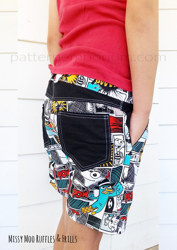 Busy Boys | Shorts Sewing Pattern