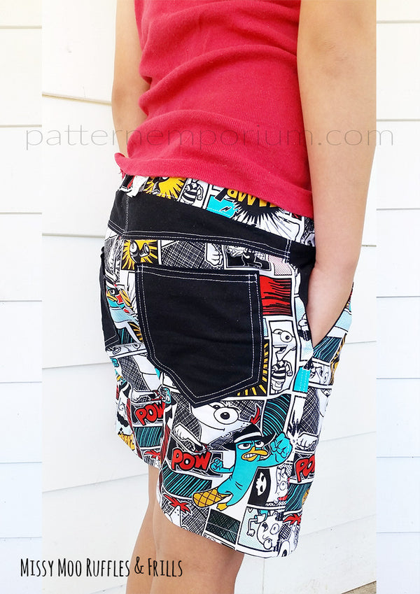 Boys Shorts PDF Sewing Pattern - PATTERN EMPORIUM