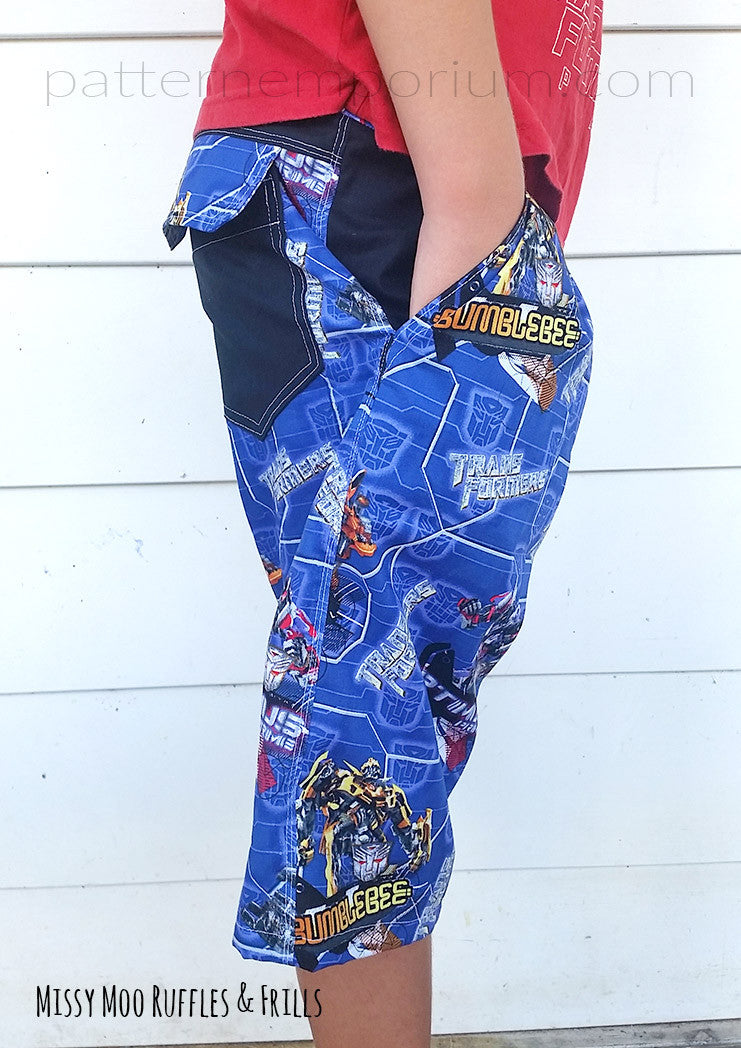 Boys Shorts PDF Sewing Pattern - Pattern Emporium