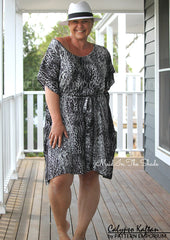 shop Calypso Kaftan neckline add-on sewing pattern