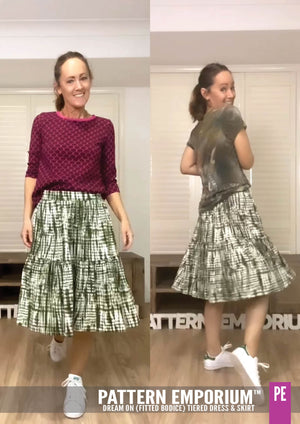 Dream On Tiered Dress & Skirt Pattern