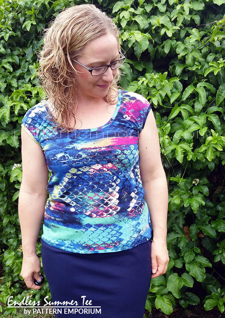 Endless Summer Tee | Semi-fitted T-shirt Sewing Pattern