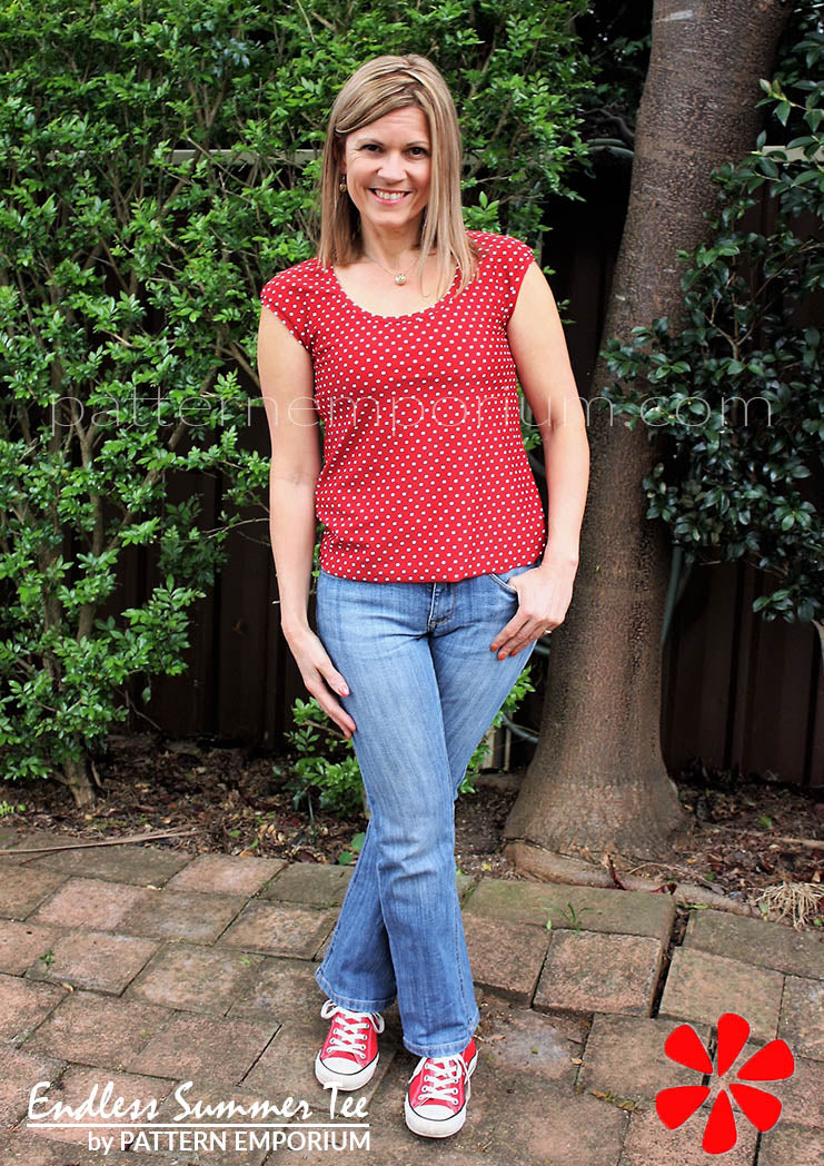 Ladies Endless Summer Tee PDF Sewing Pattern - PATTERN EMPORIUM